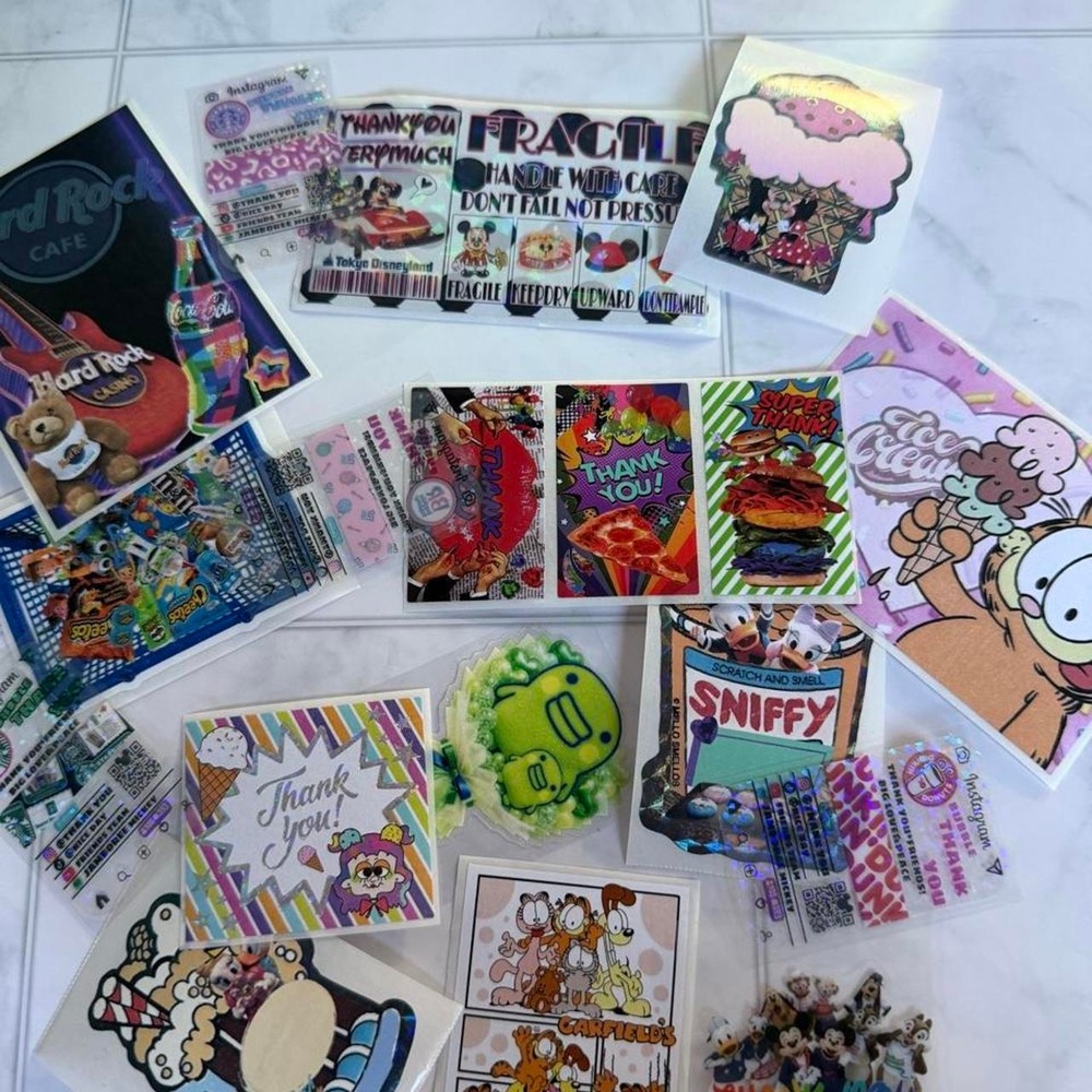 Vintage STYLE Y2K Nostalgia Sticker Lot Mixed Retro Decals BUNDLE